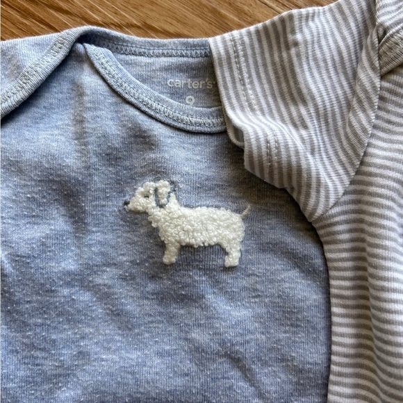 Carter's Kids Matching Set - Gray, Blue, Teal - Picture 6 of 7